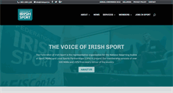 Desktop Screenshot of irishsport.ie