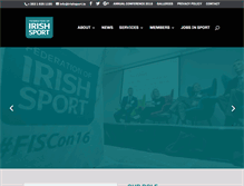 Tablet Screenshot of irishsport.ie